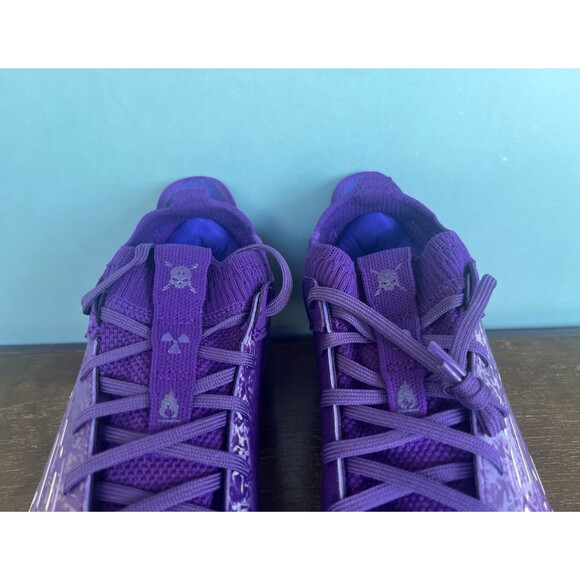 Under Armour Blur 2 MC Suede Purple Football Cleats Men’s Size 13 3027978-500 - Picture 8 of 11